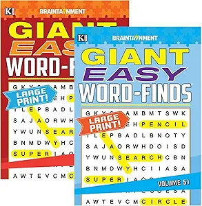 [KP3380] Giant Easy Word Finds Digest  - (48/ctn)