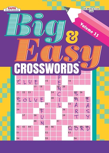 [KP3406] Big & Easy #406 Crosswords  - (48/ctn)