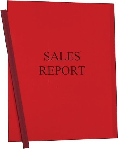 [LIRPCVRD] C-Line Report Cover RED L/S with Spine