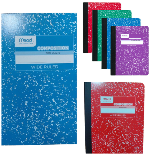 [MDCOMPBK] Mead Composition Book 9 3/4x7 1/2 #09918 