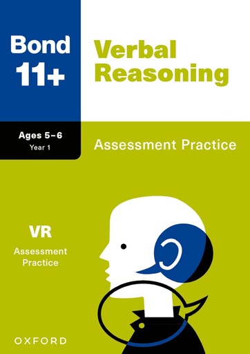 [OX060929] Bond Verbal Reasoning Assessment Practice 5-6 Years (2025 Edition)