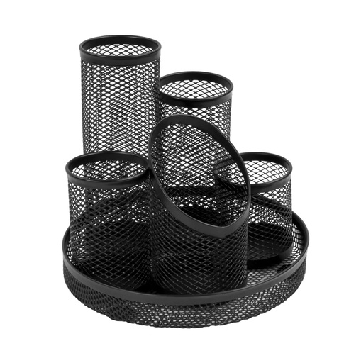 [OCTIDYWB] Desk Tidy #DT5 BLACK 5 Pen Pot Wiremesh