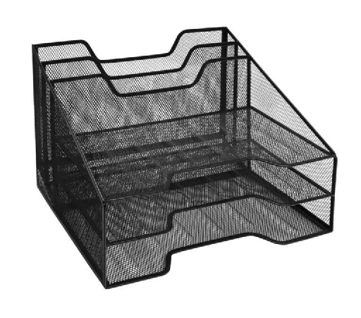 [OCWMFOWB] File Holder 2 Vertical/3 Horizontal Black Wiremesh