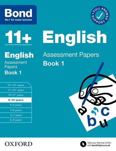 [OX776464] Bond Assessment Papers English 9-10 Years Book 1 