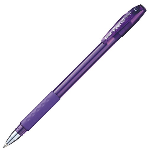 [PEBX487V] Pentel Feel It BP 0.7mm VIOLET Pen - (12/bx)