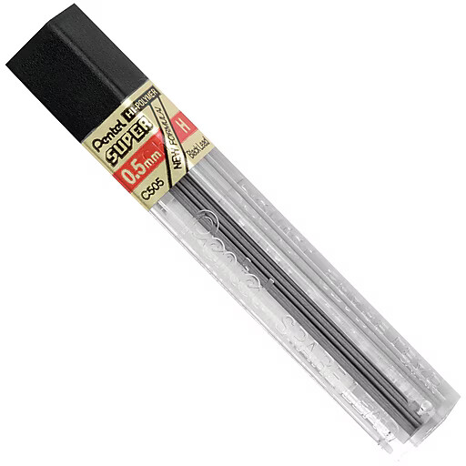 [PERF05H] Pentel Lead Refills 0.5mm H 