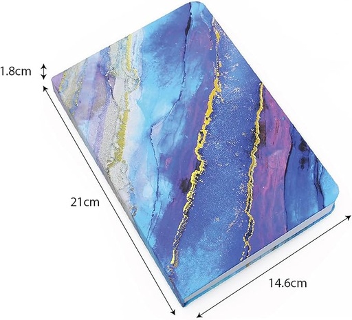 [POSOC118] Notebook A5 Blue Marble (Hard Cover)