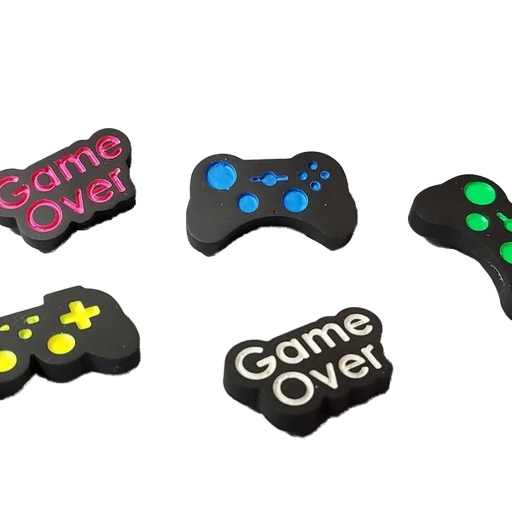 [POSOC14E] GAMER Black Eraser/Topper 3 Designs - Sale