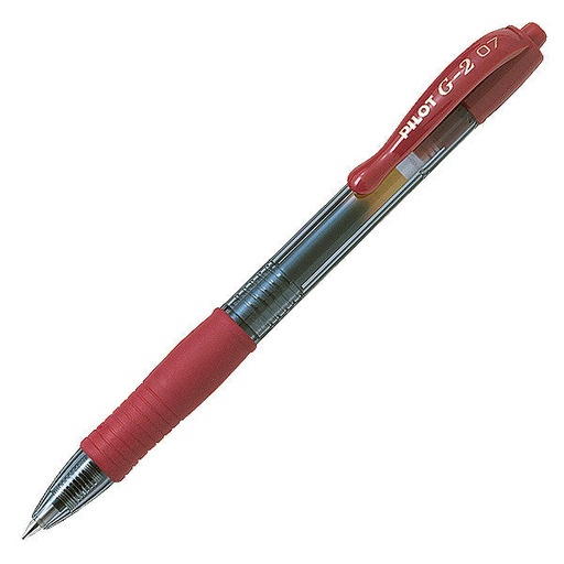 [PPG207DR] Pilot G2 DARK RED #BL-G27DR Gel 0.7mm Fine Pen - (12/bx)