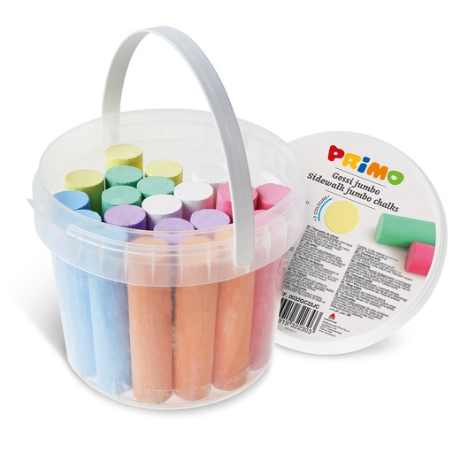 [PR003222] Primo Sidewalk Chalk #0032GC22JC 7Cols (22 bucket)