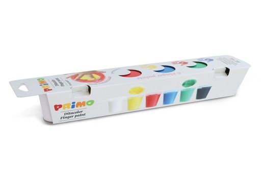 [PR2252S6] Primo Finger Paint #2252TD40S6 6s Pots 40ml