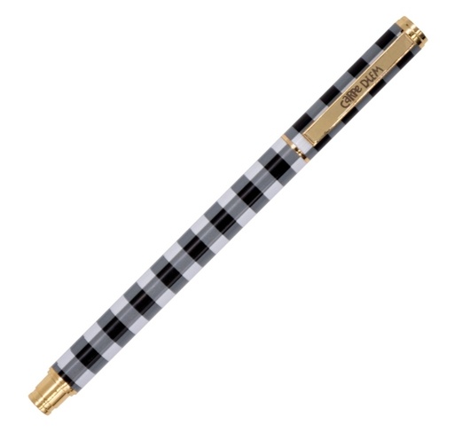 [PU9186CD] Metal Gel Pen Buffalo Check W/Box