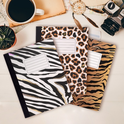 PUKKA Composition Book Wild 3 Designs (Single)