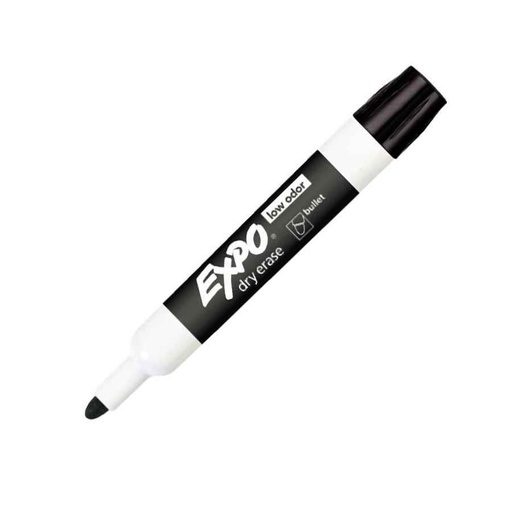 [SAEXPOBK] EXPO 2 Whiteboard #82001A BULLET BLACK Markers - (12/bx)