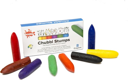[SCSTUMP] Chubbi Stumps 8's #AS818 Crayons Asst.