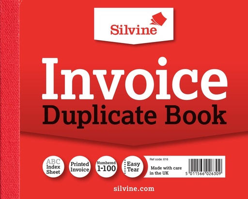 [SD616] Dupl. Invoice 4X5" W/Carbon 