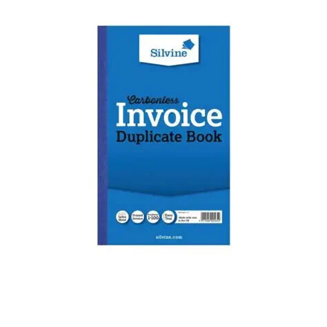 [SD711] Silvine Duplicate Invoice 8x5 (Carbonless)