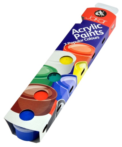 [SD7636] Acrylic Paints Pots 7S JAKAR