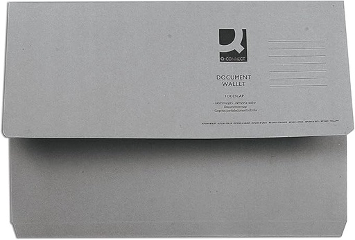 [SDDOCUGY] Document Wallet GREY Q-Connect
