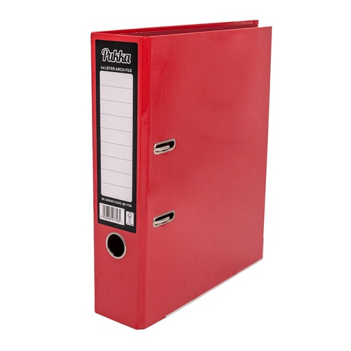 [SDLABRRD] Brights Lever Arch #7758 RED A4 Pukka