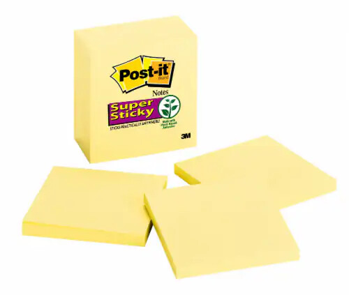 [SE12133] Snopake Sticky Notes 3x5 YELLOW  - (12/pk)
