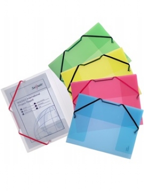 [SE12639] Snopake Filelastic A4 Classic Cols. (Singular) - (5/pk)