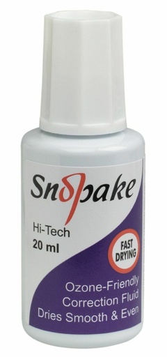 [SE13139] SNOPAKE Correction Fluid 20ml (Singular) - (10/pk)