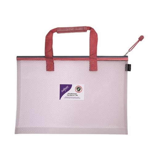 [SE15872] EVA Project Zippa A4 RED w/Handle Bag