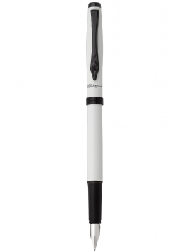 [SE50385] VIBE Fountain White Silver Pen 12/bx