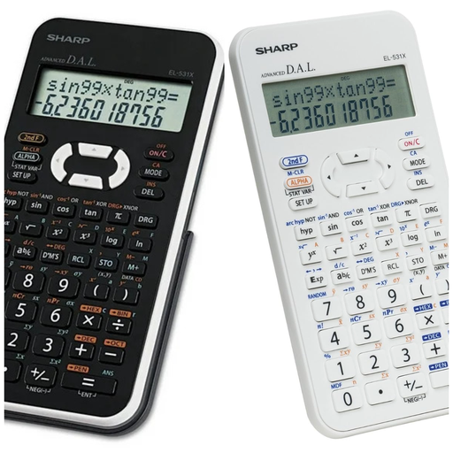 [SHEL531X] Sharp #EL531X Scientific 12 Digit Calculator - Black/White