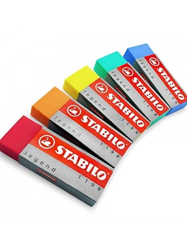 [SS119820] Stabilo LEGEND Plastic Col. Eraser - (20/bx)