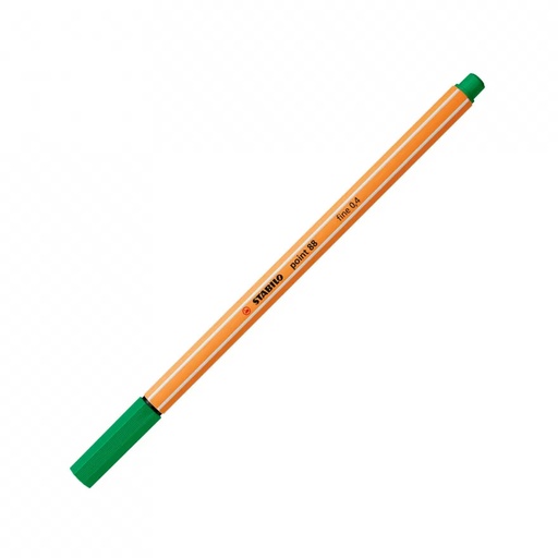 [SS8836GR] Stabilo POINT 88 Fineliner GREEN 0.4mm - (10/bx)