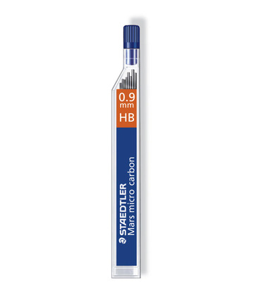 [ST2509HB] STAEDTLER Lead Refills 0.9mm HB #250 09-HB (Per Tube)