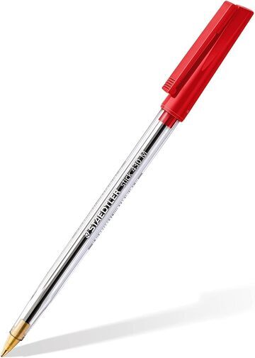 [ST430MRD] Staedtler 430M2 RED MED Ballpoint Stick Pen