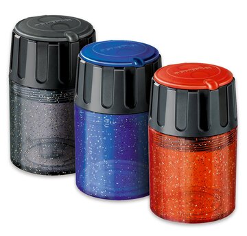 [ST5134DB] Staedtler Double Tub GLITTER Barrel Sharpener (Single) - (10/bx)