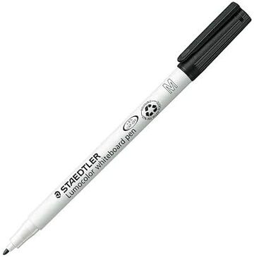 [STWBPNBK] Whiteboard 301-9 MED BLACK Marker (Single) - (10bx)