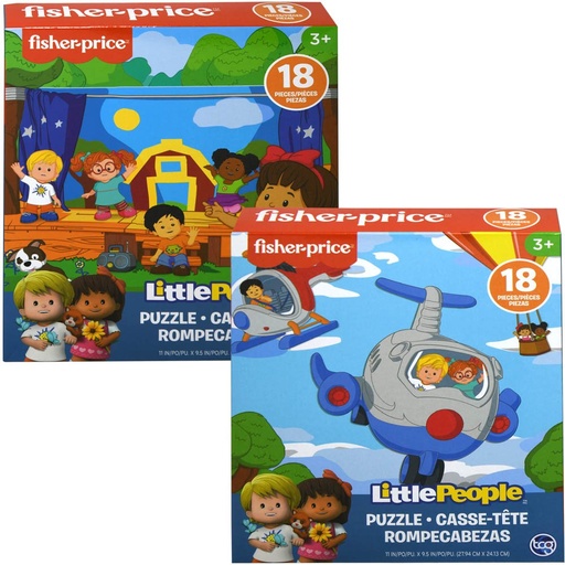 [UPPUZZFP] 63142/13042* Puzzle 18pc FISHER PRICE LITTLE PEOPLE