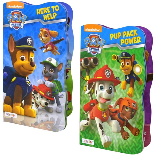 [UPSHBKPP] 59845UPD* PAW PATROL 8x5" Shaped Board Books