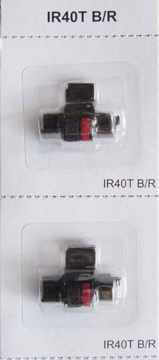 [VSIR40T] Calculator Ink Roller Blk/Red #IR40T
