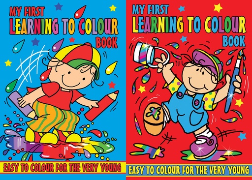 [WF4065] My First Learning To Colour Book Series 4065 - (48/ctn)