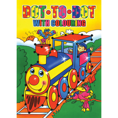 [WF4105] Dot To Dot with Colouring Series #4105 