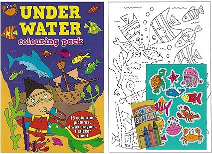 [WF5020] Underwater Colouring Pack Ser 5020