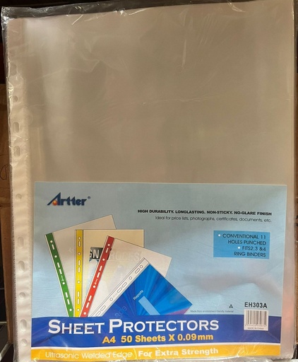 [YAPOCKA4] Sheet Protectors A4 235x300 H/Duty Sold Singular
