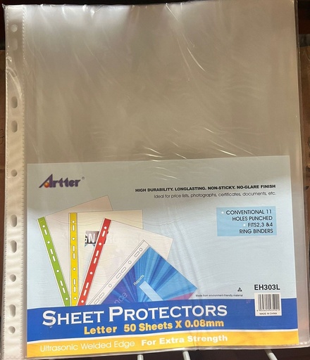 [YAPOCKHD] Sheet Protector 240x285 L/S H/Duty (Sold SINGLY)