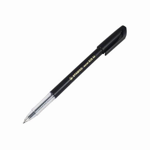 [SS828MBK] Stabilo Excel BLACK MED BP Pen - (10/bx)