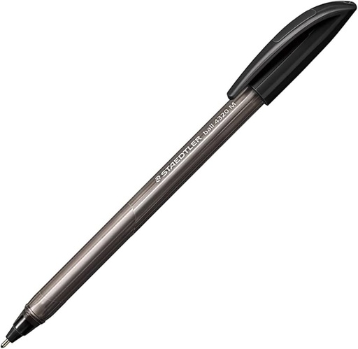 [ST4320MB] Staedtler #4320 BLACK MED M-9 Triangular Ballpoint Pen