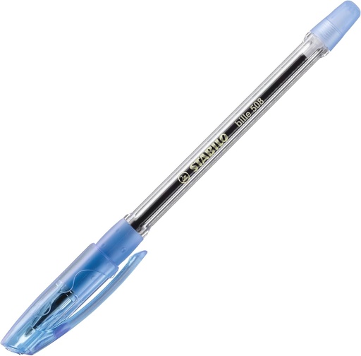 [SS508MBL] Stabilo Bille BLUE MED Ball Point Pen (Each) - (10/bx)