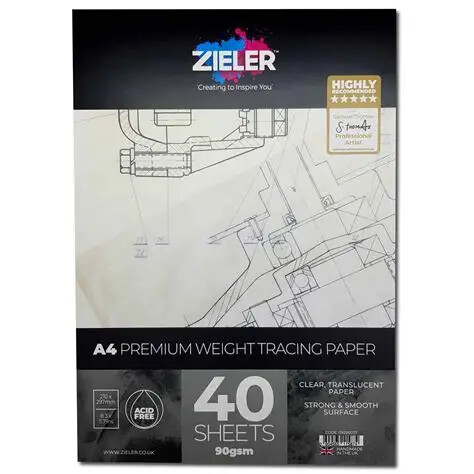 [SD290027] Zieler Tracing Paper A4 Pad #9290027