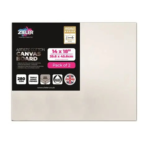 [SD299389] Canvas Boards 14x18" 2pk - Zieler