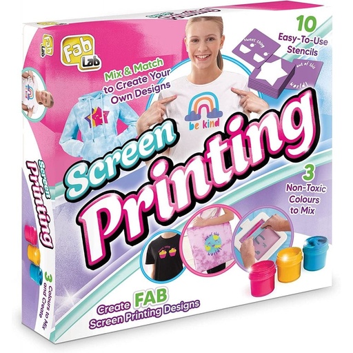 [SDFL205] Fab Lab Screen Printing Craft Kit - Sale